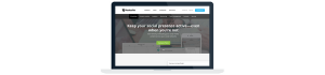 Screen capture of Hootsuite tool